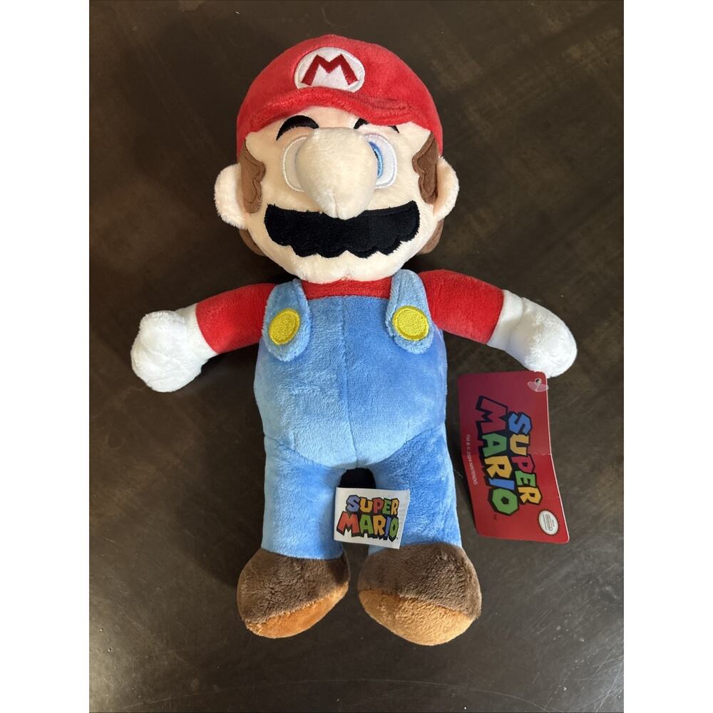 Mario 12” Plush 🍄 Super Mario Licensed Stuffed Toy